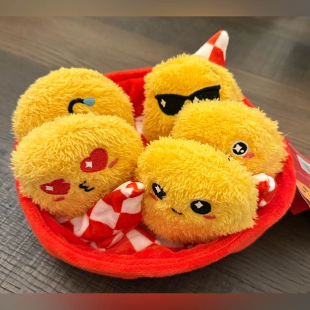 What Do You Meme Emotional Support Chicken Nuggets Set of 5 Plushies